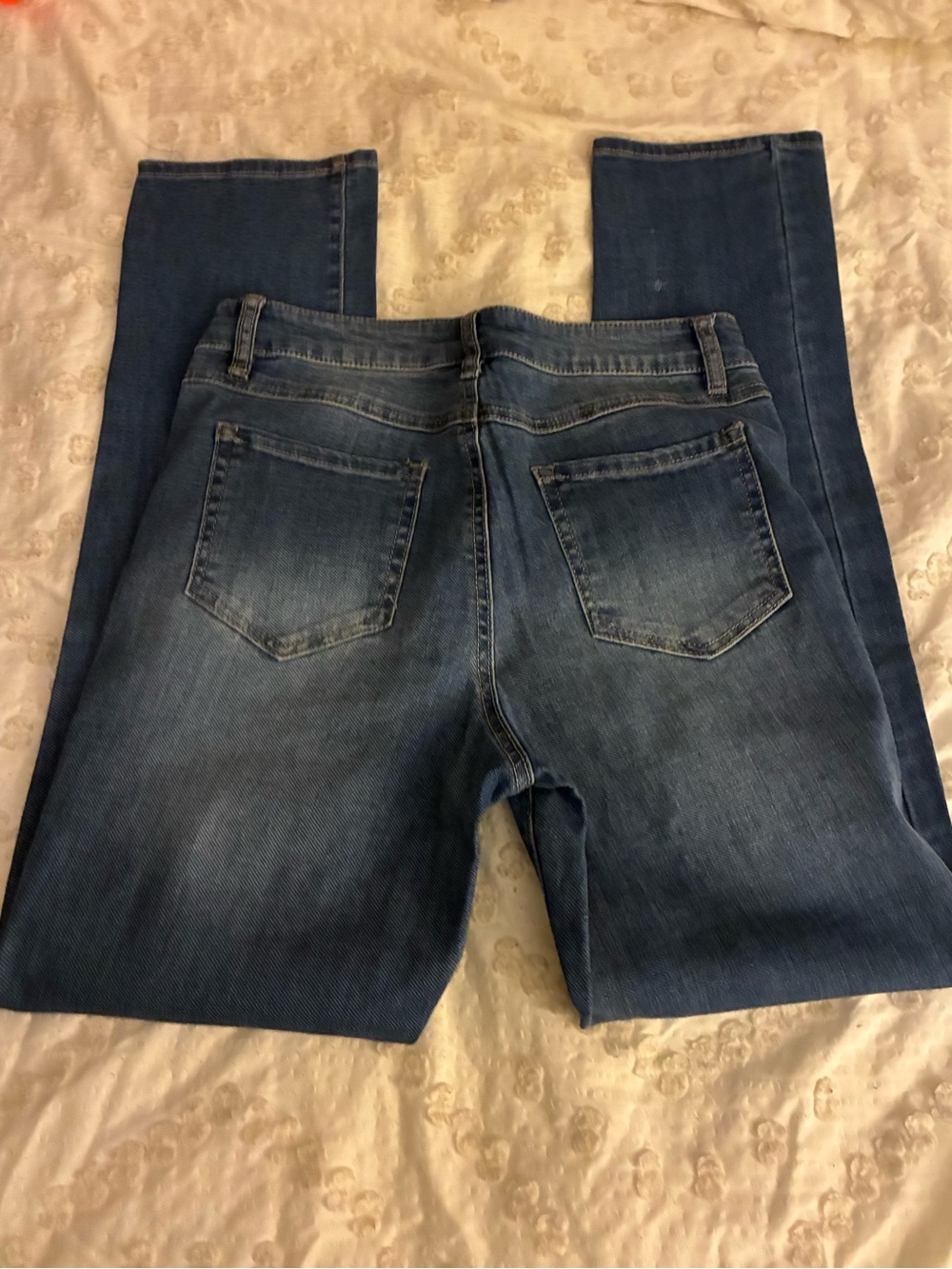 d. jeans Women's Dark Blue Straight leg Jeans - Picture 3 of 7